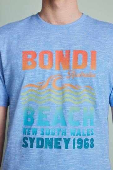 Blue Bondi Print T-Shirt