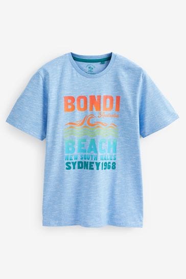 Blue Bondi Print T-Shirt